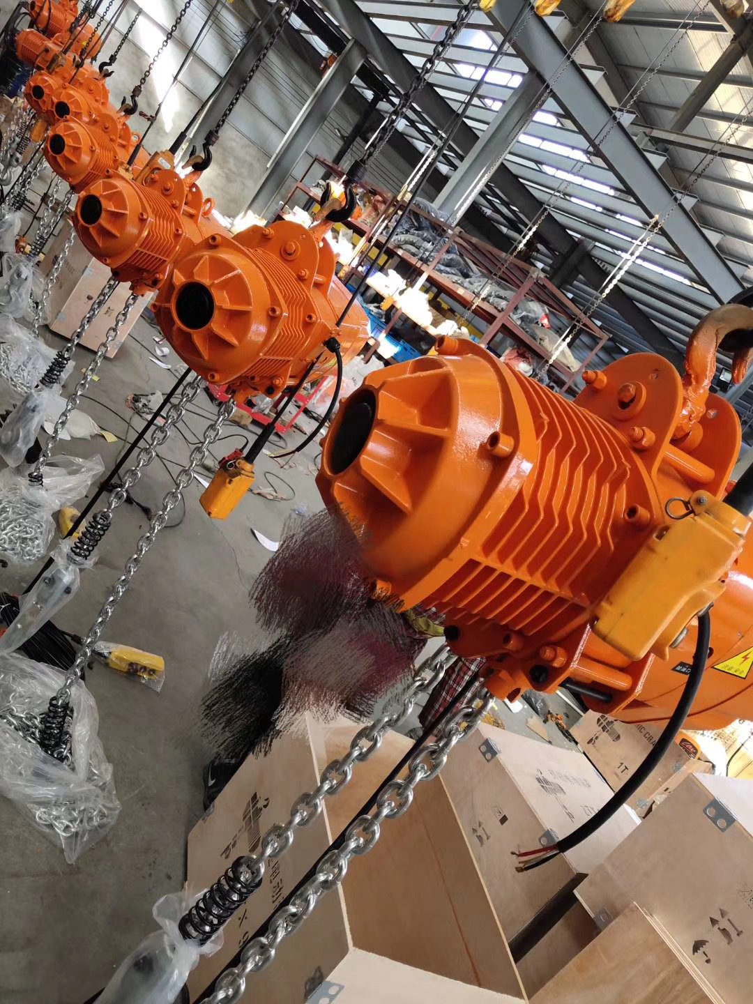 环链电动葫芦厂家工厂实拍