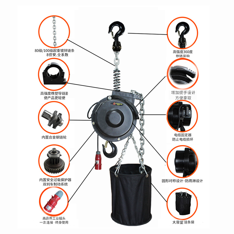 舞台电动葫芦构造