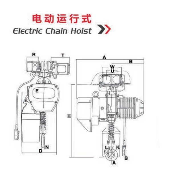 运行式电动葫芦剖析图
